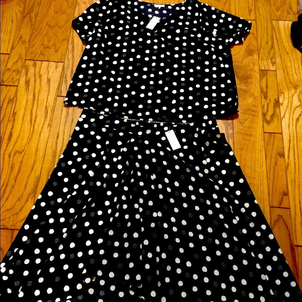Plus size skirt set